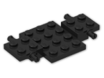 LEGO® Brick: Car Base 7 x 4 x 0.667 2441 | Color: Black