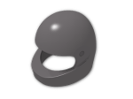 LEGO® Brick: Minifig Helmet Modern 2446 | Color: Dark Stone Grey