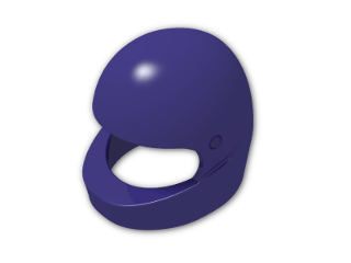 LEGO® Stein: Minifig Helmet Modern 2446 | Farbe: Medium Lilac