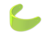 LEGO® Stein: Minifig Helmet Visor 2447 | Farbe: Transparent Fluorescent Green