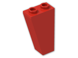 LEGO® Stein: Slope Brick 75 2 x 1 x 3 Inverted 2449 | Farbe: Bright Red