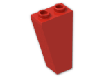 LEGO® Brick: Slope Brick 75 2 x 1 x 3 Inverted 2449 | Color: Bright Red