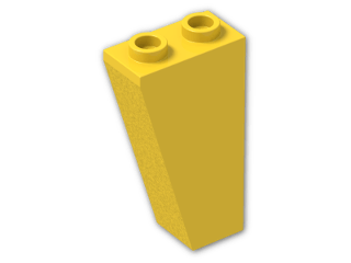 LEGO® Brick: Slope Brick 75 2 x 1 x 3 Inverted 2449 | Color: Bright Yellow