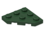 LEGO® Brick: Plate 3 x 3 without Corner 2450 | Color: Earth Green
