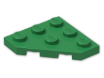 LEGO® Stein: Plate 3 x 3 without Corner 2450 | Farbe: Dark Green