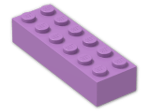 LEGO® Stein: Brick 2 x 6 2456 | Farbe: Medium Lavender