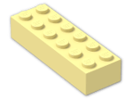 LEGO® Brick: Brick 2 x 6 2456 | Color: Light Yellow