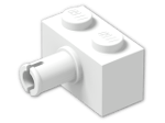 LEGO® Brick: Brick 1 x 2 with Pin 2458 | Color: White