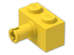 LEGO® Brick: Brick 1 x 2 with Pin 2458 | Color: Bright Yellow