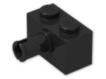 LEGO® Brick: Brick 1 x 2 with Pin 2458 | Color: Black