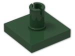 LEGO® Stein: Tile 2 x 2 with Pin 2460 | Farbe: Earth Green
