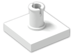 LEGO® Stein: Tile 2 x 2 with Pin 2460 | Farbe: White