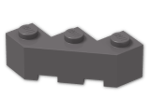 LEGO® Stein: Brick 3 x 3 Facet 2462 | Farbe: Dark Stone Grey