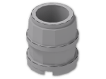 LEGO® Stein: Barrel 2 x 2 x 1.667 2489 | Farbe: Medium Stone Grey