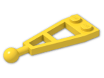 LEGO® Brick: Plate 1 x 2 with 3L Extension and Towball 2508 | Color: Bright Yellow