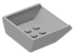 LEGO® Brick: Tipper Bucket Small 2512 | Color: Medium Stone Grey