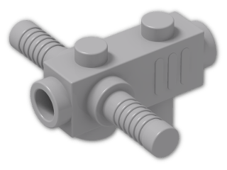 LEGO® Brick: Minifig Tool Holder 2516 | Color: Medium Stone Grey