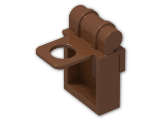 LEGO® Brick: Minifig Backpack Non-Opening 2524 | Color: Reddish Brown