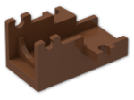 LEGO® Brick: Minifig Cannon 2 x 4 Base 2527 | Color: Reddish Brown