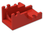 LEGO® Brick: Minifig Cannon 2 x 4 Base 2527 | Color: Bright Red