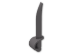 LEGO® Stein: Minifig Sword Cutlass 2530 | Farbe: Dark Stone Grey