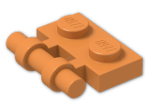 LEGO® Brick: Plate 1 x 2 with Handle 2540 | Color: Bright Orange