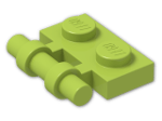 LEGO® Brick: Plate 1 x 2 with Handle 2540 | Color: Bright Yellowish Green