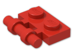 LEGO® Brick: Plate 1 x 2 with Handle 2540 | Color: Bright Red