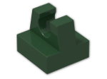 LEGO® Brick: Tile 1 x 1 with Clip 2555 | Color: Earth Green
