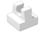LEGO® Brick: Tile 1 x 1 with Clip 2555 | Color: White