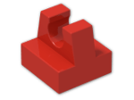 LEGO® Stein: Tile 1 x 1 with Clip 2555 | Farbe: Bright Red