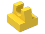 LEGO® Brick: Tile 1 x 1 with Clip 2555 | Color: Bright Yellow