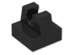 LEGO® Brick: Tile 1 x 1 with Clip 2555 | Color: Black