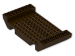 LEGO® Stein: Boat Base 8 x 16 2560 | Farbe: Dark Brown