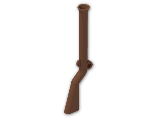 LEGO® Brick: Minifig Gun Musket 2561 | Color: Reddish Brown