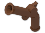 LEGO® Brick: Minifig Gun Flintlock Pistol 2562 | Color: Reddish Brown