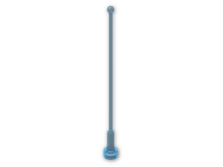 LEGO® Stein: Antenna 8H Whip 2569 | Farbe: Transparent Fluorescent Blue