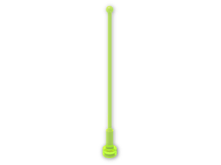 LEGO® Brick: Antenna 8H Whip 2569 | Color: Transparent Fluorescent Green