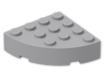 LEGO® Stein: Brick 4 x 4 Corner Round 2577 | Farbe: Medium Stone Grey
