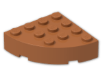 LEGO® Stein: Brick 4 x 4 Corner Round 2577 | Farbe: Dark Orange