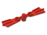 LEGO® Brick: Minifig Flippers on Sprue 2599c01 | Color: Bright Red