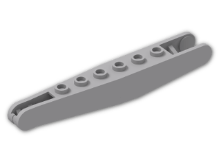 LEGO® Stein: Crane Harbour Derrick 10 (Top Part) 2638 | Farbe: Medium Stone Grey