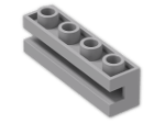 LEGO® Brick: Brick 1 x 4 with Groove 2653 | Color: Medium Stone Grey