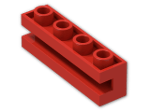 LEGO® Stein: Brick 1 x 4 with Groove 2653 | Farbe: Bright Red
