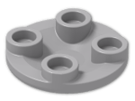 LEGO® Brick: Dish 2 x 2 2654 | Color: Medium Stone Grey