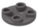 LEGO® Brick: Dish 2 x 2 2654 | Color: Dark Stone Grey