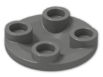 LEGO® Brick: Dish 2 x 2 2654 | Color: Dark Grey
