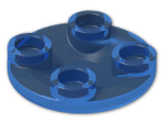 LEGO® Stein: Dish 2 x 2 2654 | Farbe: Transparent Blue