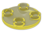 LEGO® Stein: Dish 2 x 2 2654 | Farbe: Transparent Yellow
