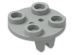 LEGO® Brick: Plate 2 x 2 Round with Wheel Holder 2655 | Color: Grey